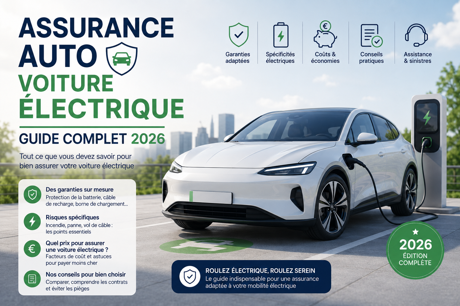 Assurance auto pour voiture électrique : Guide complet 2026