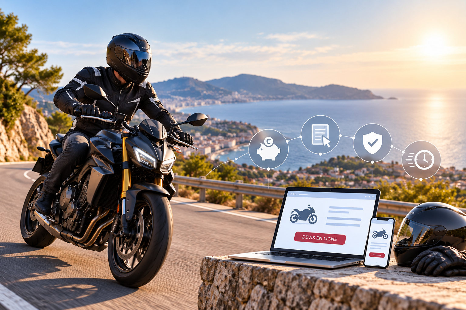 Pourquoi choisir une assurance moto en ligne ?