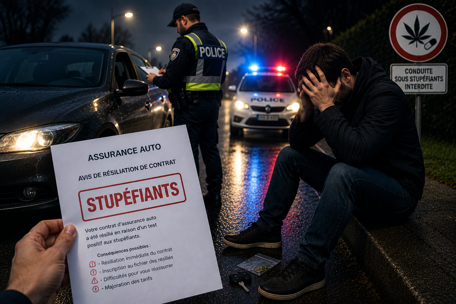Assurance auto stupéfiant en ligne